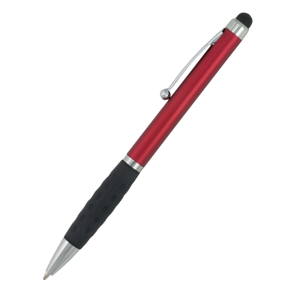 5 3/8" x 1/2" ABS plastic twist-action pen with soft rubber... from ASI 62660 Innovation Line