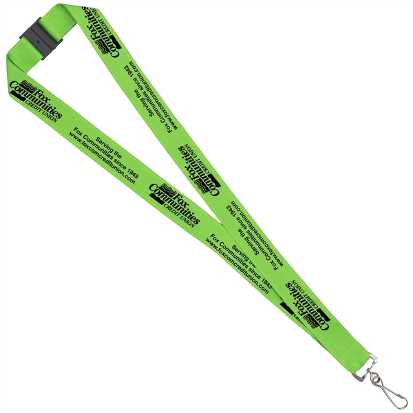 18" x 1" polyester imported air shipped lanyard with silkscreen imprint.... from ASI 62660 Innovation Line