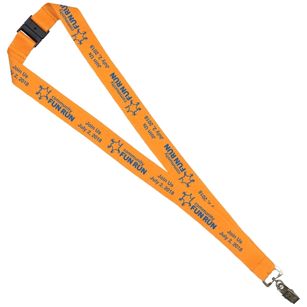 18" x 1" polyester imported air shipped lanyard with silkscreen imprint.... from ASI 62660 Innovation Line