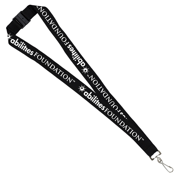 18" x 1" polyester imported air shipped lanyard with silkscreen imprint.... from ASI 62660 Innovation Line