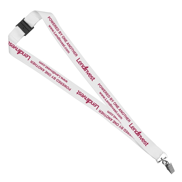 18" x 1" polyester imported air shipped lanyard with silkscreen imprint.... from ASI 62660 Innovation Line