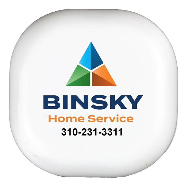 1 3/8" cube-shaped ABS plastic 8g vanilla flavored lip balm and... from ASI 62660 Innovation Line