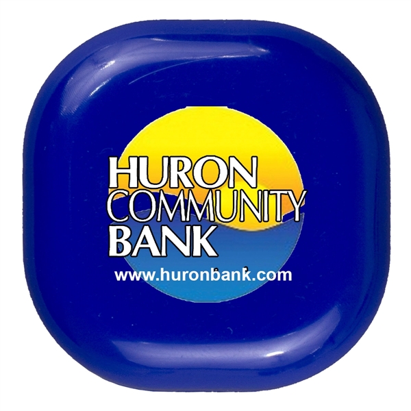 1 3/8" cube-shaped ABS plastic 8g vanilla flavored lip balm and... from ASI 62660 Innovation Line