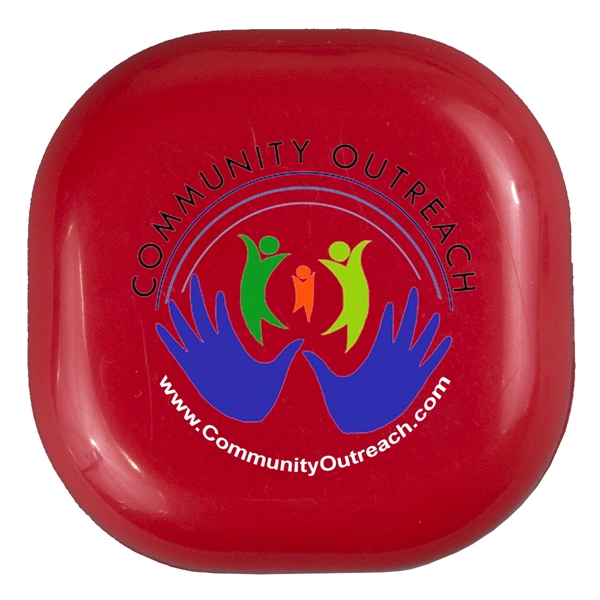 1 3/8" cube-shaped ABS plastic 8g vanilla flavored lip balm and... from ASI 62660 Innovation Line