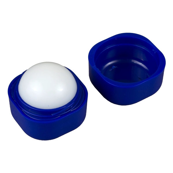 1 3/8" cube-shaped ABS plastic 8g vanilla flavored lip balm and... from ASI 62660 Innovation Line