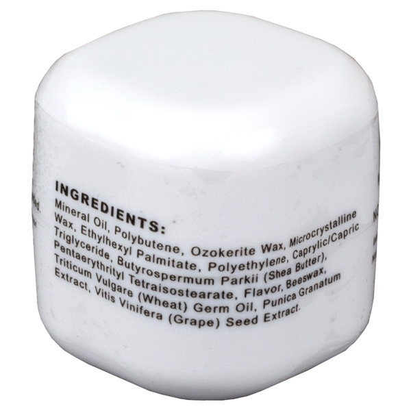 1 3/8" cube-shaped ABS plastic 8g vanilla flavored lip balm and... from ASI 62660 Innovation Line