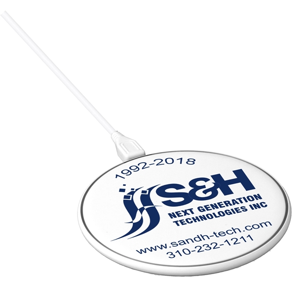 Place your Qi wireless enabled devices on the charging base to... from ASI 62660 Innovation Line