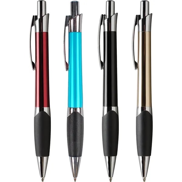 Imprezza click action ballpoint pen is available in metallic colors, sculpted... from ASI 61966 HPG / Hub Pen