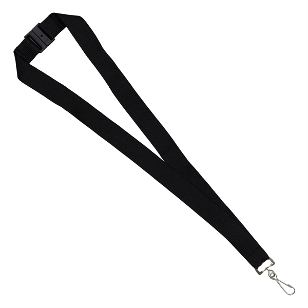 3/4" or 3/8" thick 18" polyester lanyard with metal swivel clip.... from ASI 62660 Innovation Line