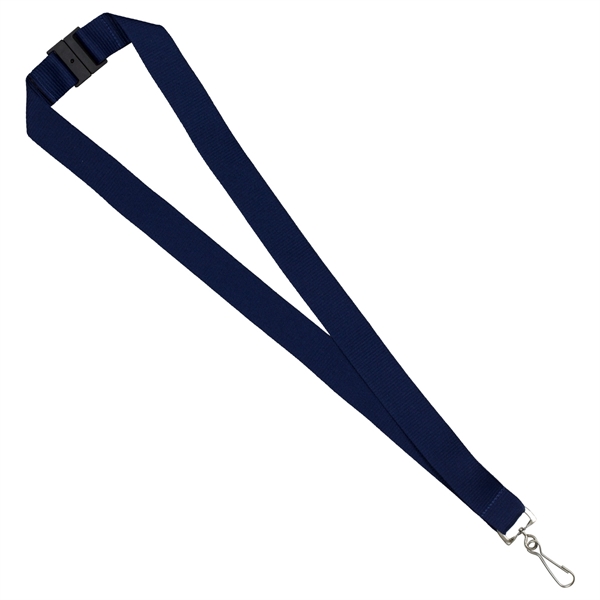 3/4" or 3/8" thick 18" polyester lanyard with metal swivel clip.... from ASI 62660 Innovation Line