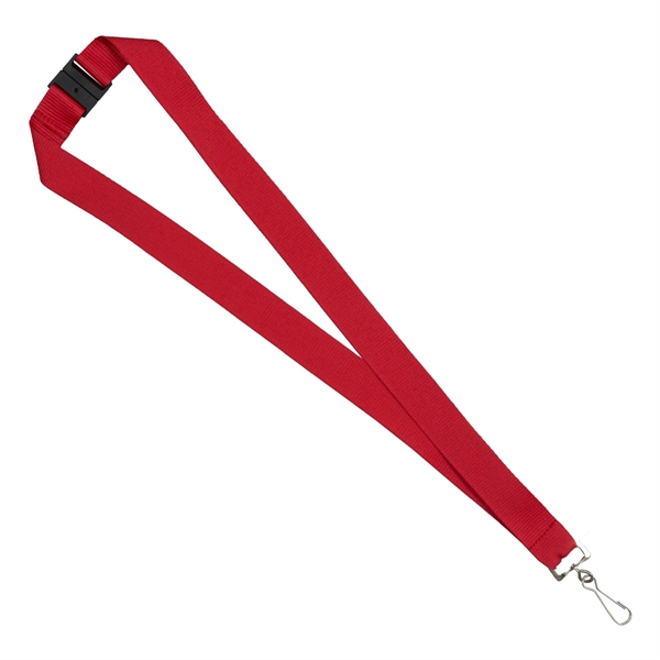 3/4" or 3/8" thick 18" polyester lanyard with metal swivel clip.... from ASI 62660 Innovation Line