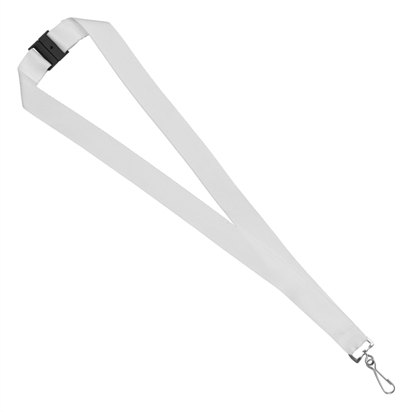 3/4" or 3/8" thick 18" polyester lanyard with metal swivel clip.... from ASI 62660 Innovation Line