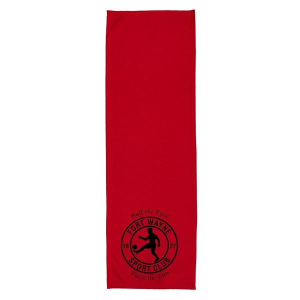 12" x 36" cooling towel with hemmed edges and customization.... from ASI 62660 Innovation Line