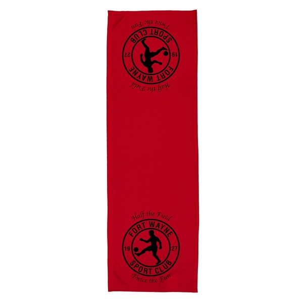 12" x 36" cooling towel with hemmed edges and customization.... from ASI 62660 Innovation Line