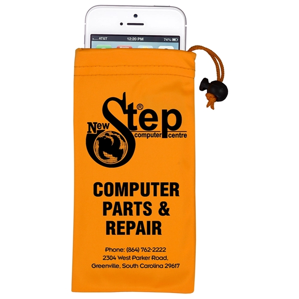 Microfiber drawstring pouch for smartphones, glasses, cameras and more.... from ASI 62660 Innovation Line