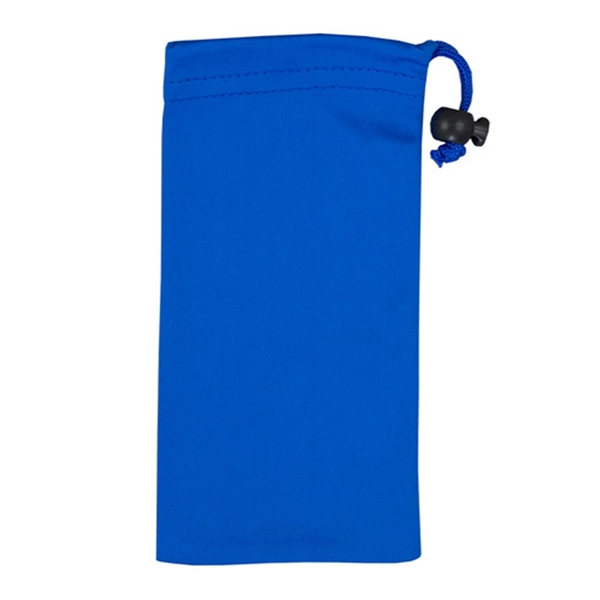Microfiber cinch pouch filled with a UL Listed USB wall charger... from ASI 62660 Innovation Line