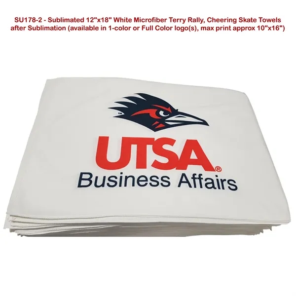 12" x 18" Sponsorship rally towel with sublimation decoration... from ASI 53509 FIEL-Fairdeal Import & Export / FIEL