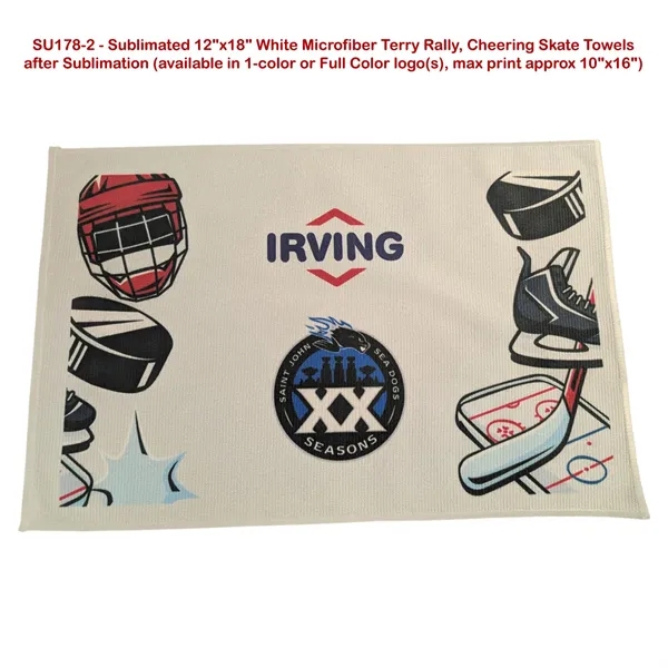 12" x 18" Sponsorship rally towel with sublimation decoration... from ASI 53509 FIEL-Fairdeal Import & Export / FIEL