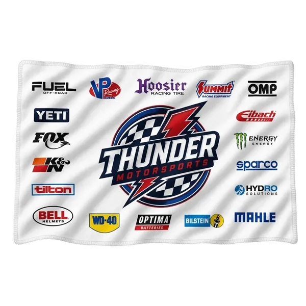 12" x 18" Sponsorship rally towel with sublimation decoration... from ASI 53509 FIEL-Fairdeal Import & Export / FIEL