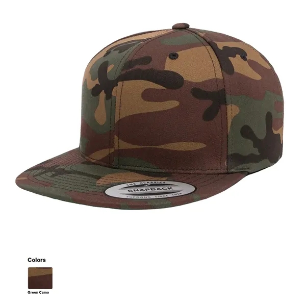 Bold camo Flexfit snapback cap-perfect for promotions, teams, and custom branded... from ASI 72657 Active Life Promo / Active Life