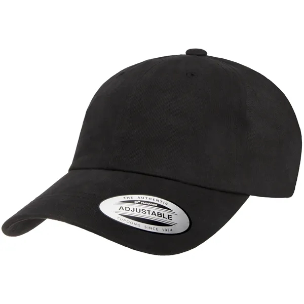 Soft peached cotton Flexfit dad cap-ideal for casual promotions and custom... from ASI 72657 Active Life Promo / Active Life