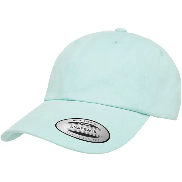Soft peached cotton Flexfit dad cap-ideal for casual promotions and custom... from ASI 72657 Active Life Promo / Active Life