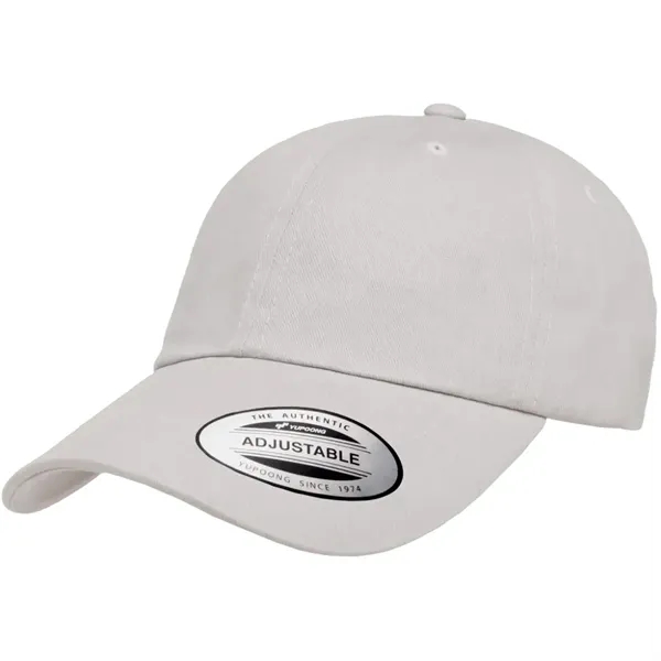 Soft peached cotton Flexfit dad cap-ideal for casual promotions and custom... from ASI 72657 Active Life Promo / Active Life