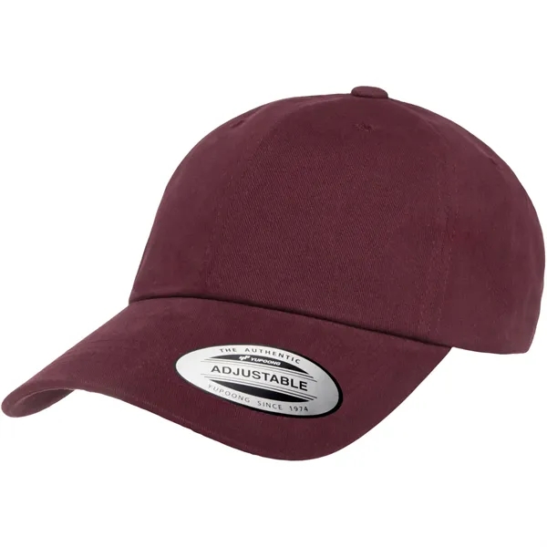 Soft peached cotton Flexfit dad cap-ideal for casual promotions and custom... from ASI 72657 Active Life Promo / Active Life
