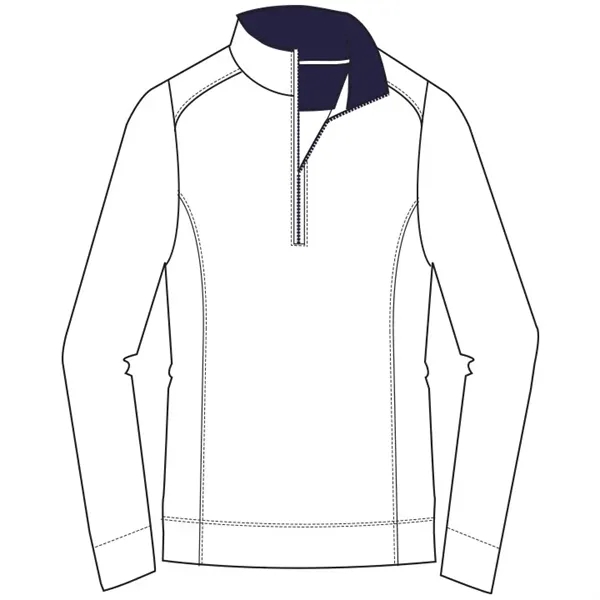 Fairway & Greene's classic quarter zip pullover with 1 x 1... from ASI 38120 Ball Pro / Diversified Quality Kitchenware