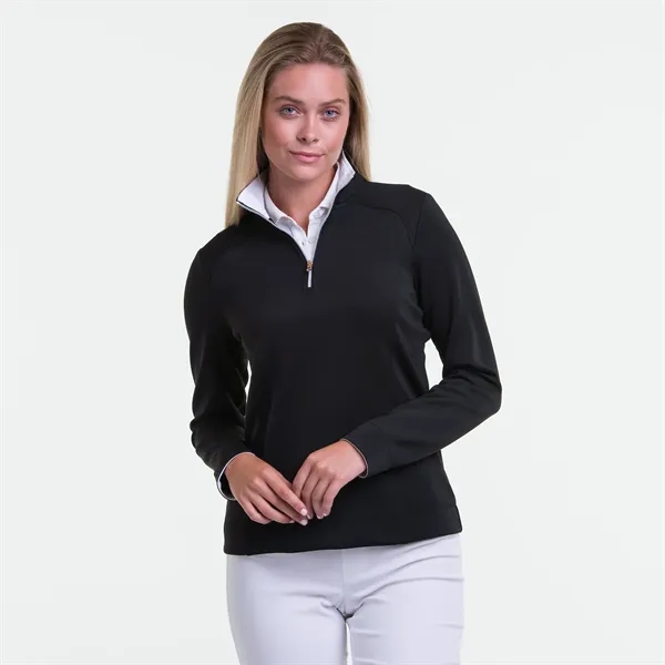 Fairway & Greene's classic quarter zip pullover with 1 x 1... from ASI 38120 Ball Pro / Diversified Quality Kitchenware