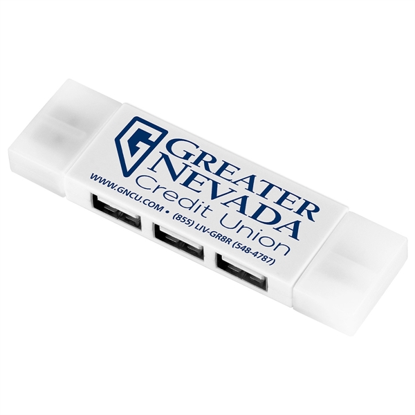 3 port mini USB hub with lift-away lids.... from ASI 62660 Innovation Line