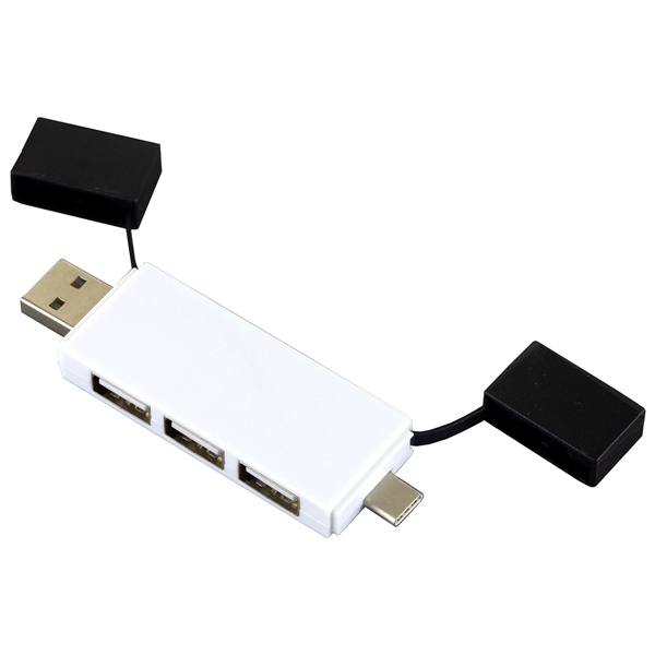 3 port mini USB hub with lift-away lids.... from ASI 62660 Innovation Line
