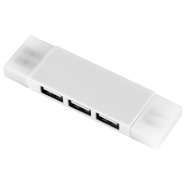 3 port mini USB hub with lift-away lids.... from ASI 62660 Innovation Line