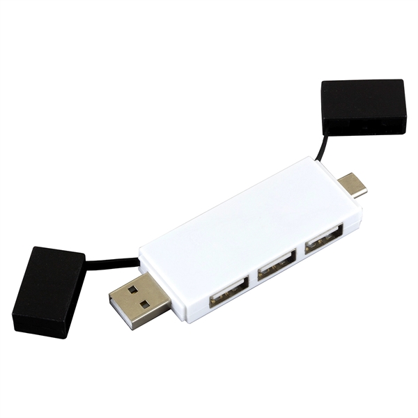 3 port mini USB hub with lift-away lids.... from ASI 62660 Innovation Line