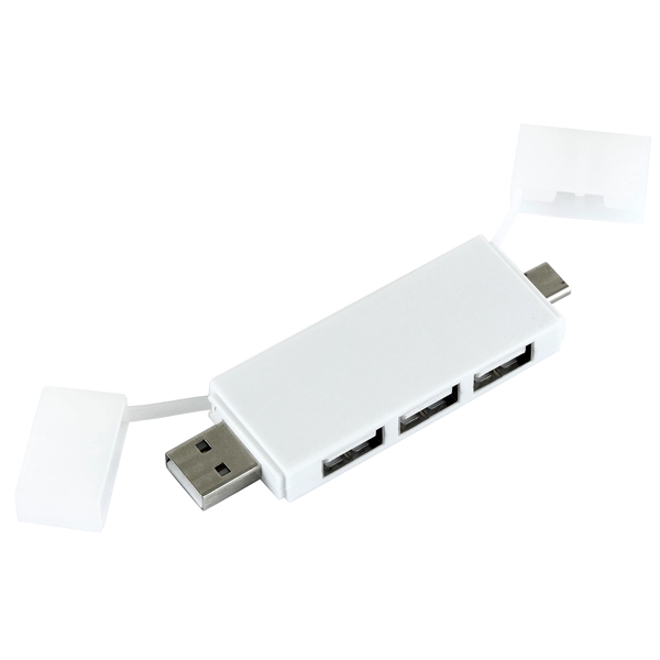 3 port mini USB hub with lift-away lids.... from ASI 62660 Innovation Line