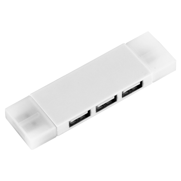 3 port mini USB hub with lift-away lids.... from ASI 62660 Innovation Line