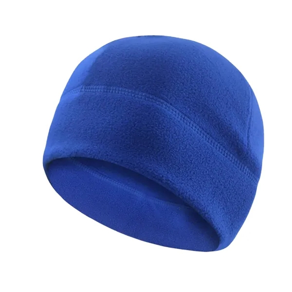 Cycling warm fleece beanie hat plus full color heat transfer on... from ASI 37218 Athena Promo (tm)