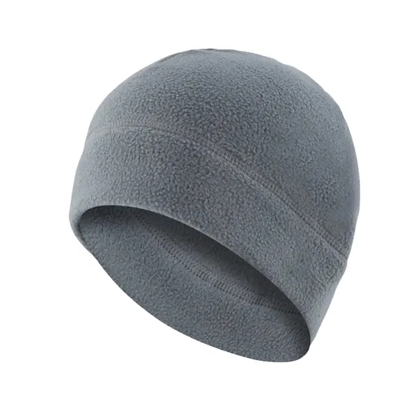 Cycling warm fleece beanie hat plus full color heat transfer on... from ASI 37218 Athena Promo (tm)