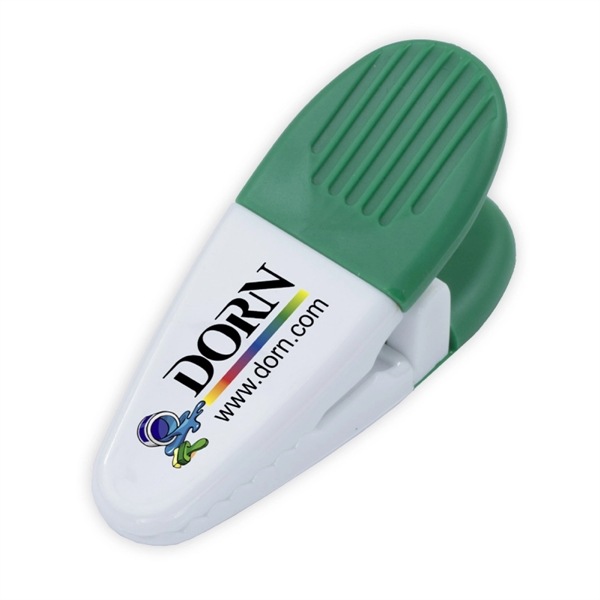 Magnetic clip with large rubber handle and large customization area.... from ASI 62660 Innovation Line