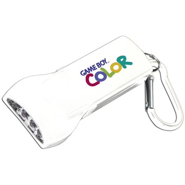 Keyholder flashlight with 4 LED lights and carabiner.... from ASI 62660 Innovation Line