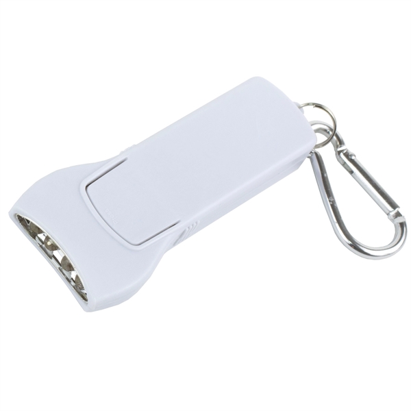 Keyholder flashlight with 4 LED lights and carabiner.... from ASI 62660 Innovation Line