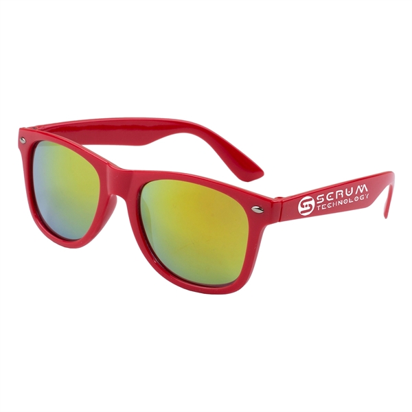 Adult sunglasses with colorful mirror lenses and ABS frames.... from ASI 62660 Innovation Line