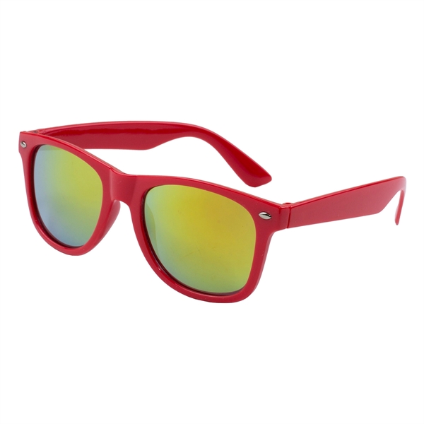 Adult sunglasses with colorful mirror lenses and ABS frames.... from ASI 62660 Innovation Line