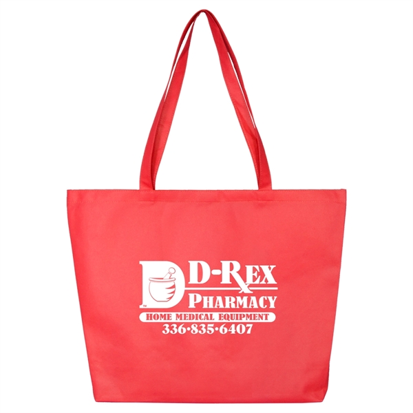21" x 15" x 5" 80GSM non-woven polypropylene tote with gusset... from ASI 62660 Innovation Line