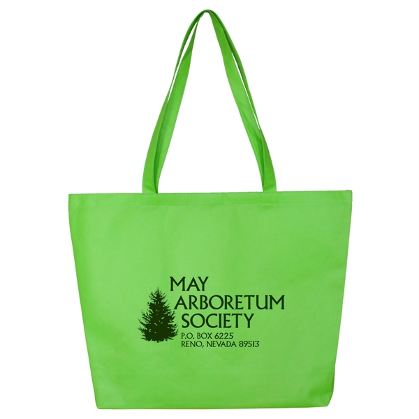 21" x 15" x 5" 80GSM non-woven polypropylene tote with gusset... from ASI 62660 Innovation Line