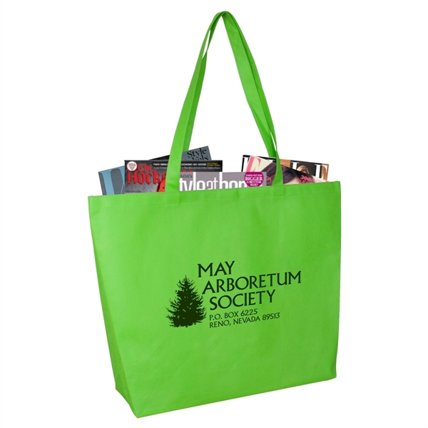 21" x 15" x 5" 80GSM non-woven polypropylene tote with gusset... from ASI 62660 Innovation Line