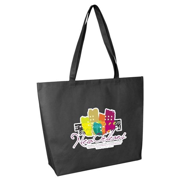 21" x 15" x 5" 80GSM non-woven polypropylene tote with gusset... from ASI 62660 Innovation Line
