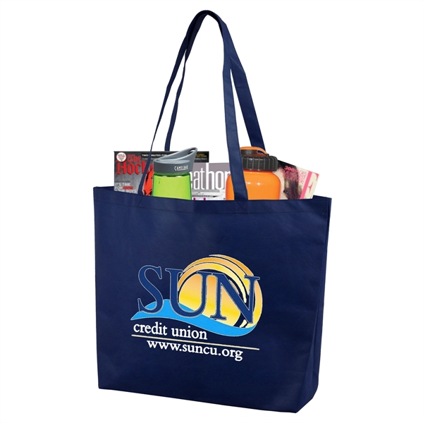 21" x 15" x 5" 80GSM non-woven polypropylene tote with gusset... from ASI 62660 Innovation Line