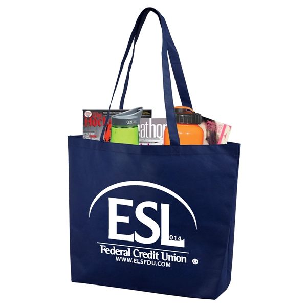 21" x 15" x 5" 80GSM non-woven polypropylene tote with gusset... from ASI 62660 Innovation Line