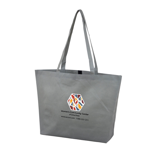 21" x 15" x 5" 80GSM non-woven polypropylene tote with gusset... from ASI 62660 Innovation Line